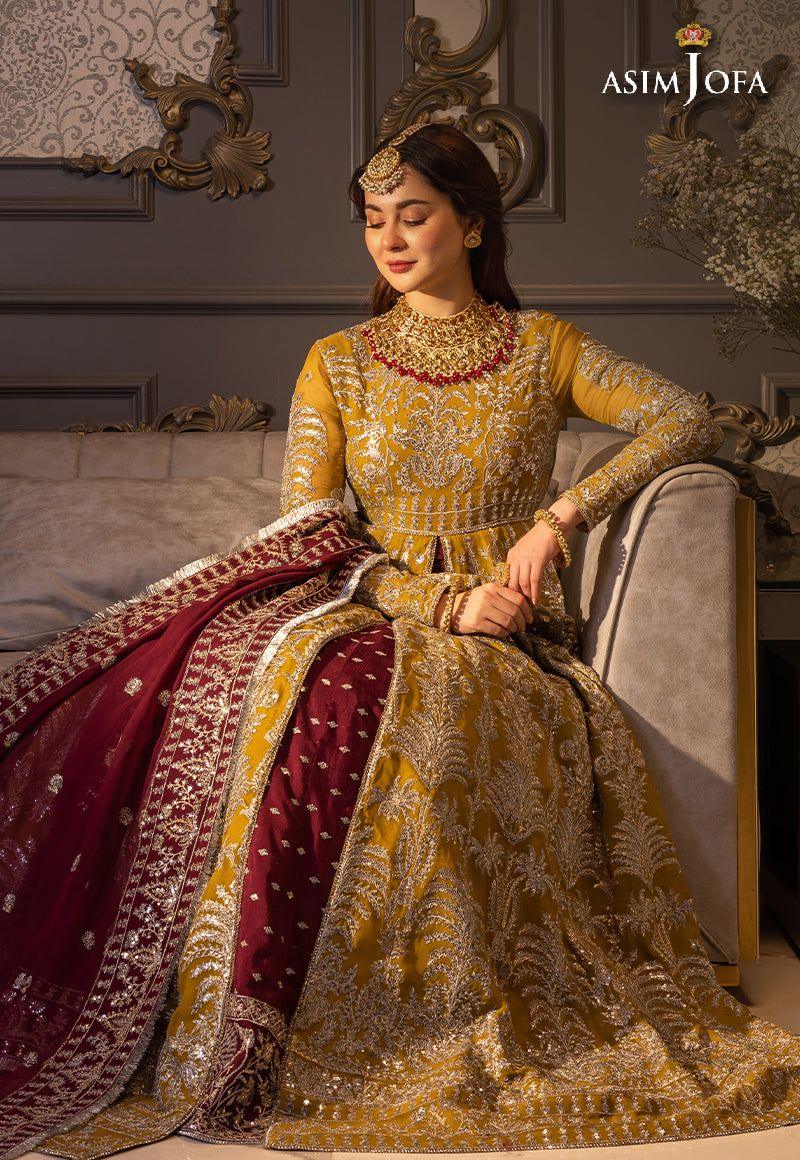 ASIM JOFA LUXUR PRET AJHJ-22 STITCHED - Aqsa Fabrics