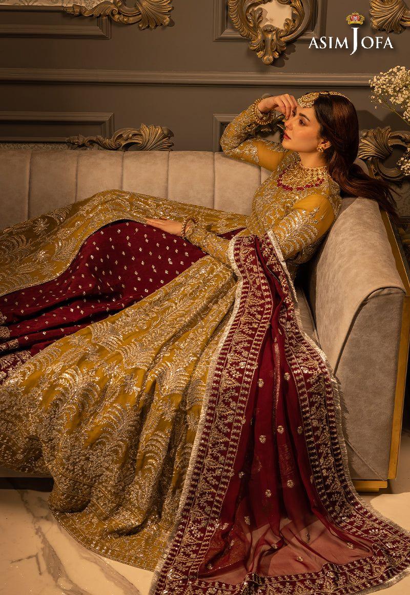 ASIM JOFA LUXUR PRET AJHJ-22 STITCHED - Aqsa Fabrics