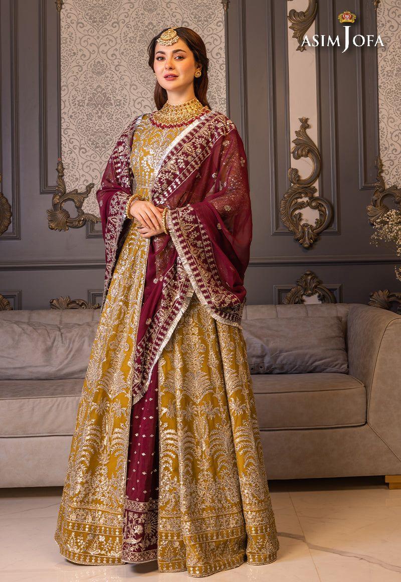 ASIM JOFA LUXUR PRET AJHJ-22 STITCHED - Aqsa Fabrics
