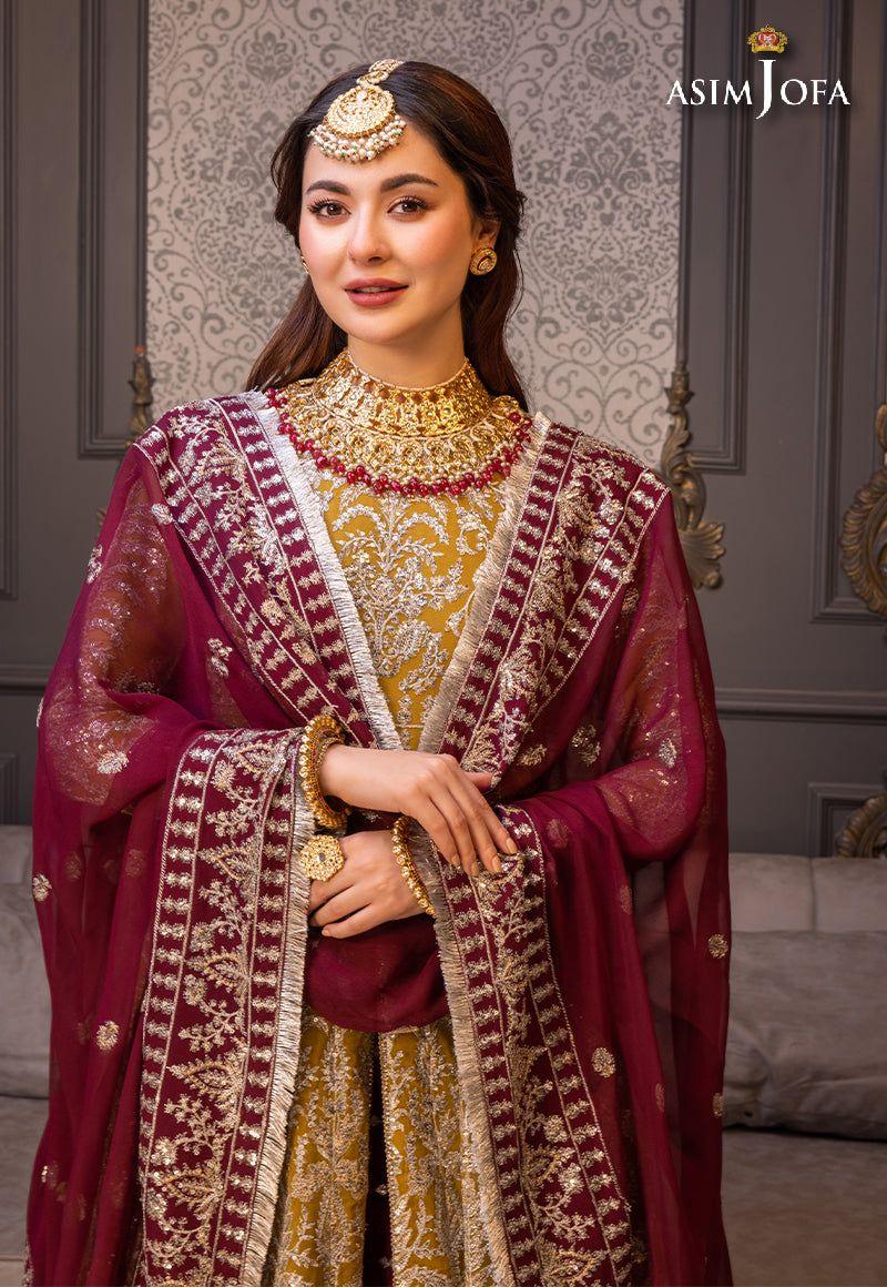 ASIM JOFA LUXUR PRET AJHJ-22 STITCHED - Aqsa Fabrics