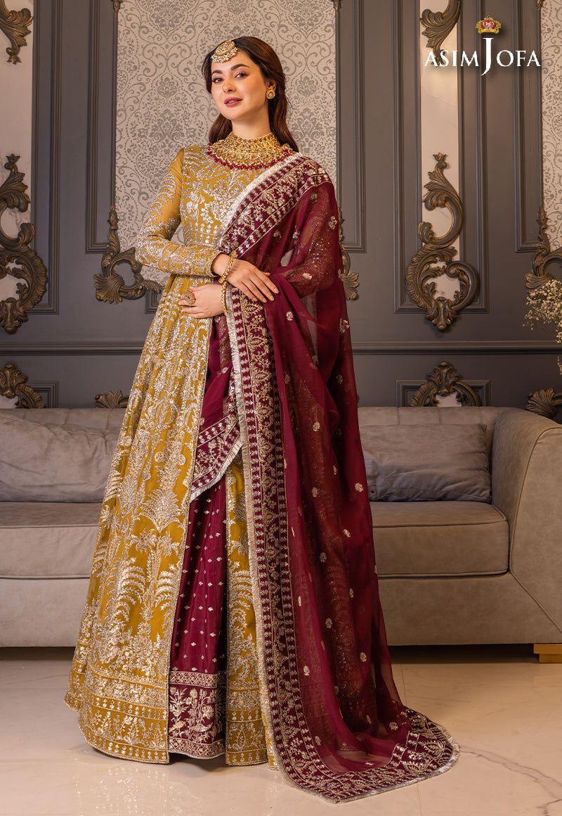 ASIM JOFA LUXUR PRET AJHJ-22 STITCHED - Aqsa Fabrics