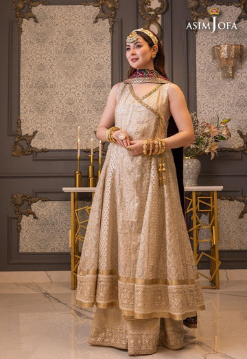 ASIM JOFA LUXUR PRET AJHJ-24 STITCHED - Aqsa Fabrics