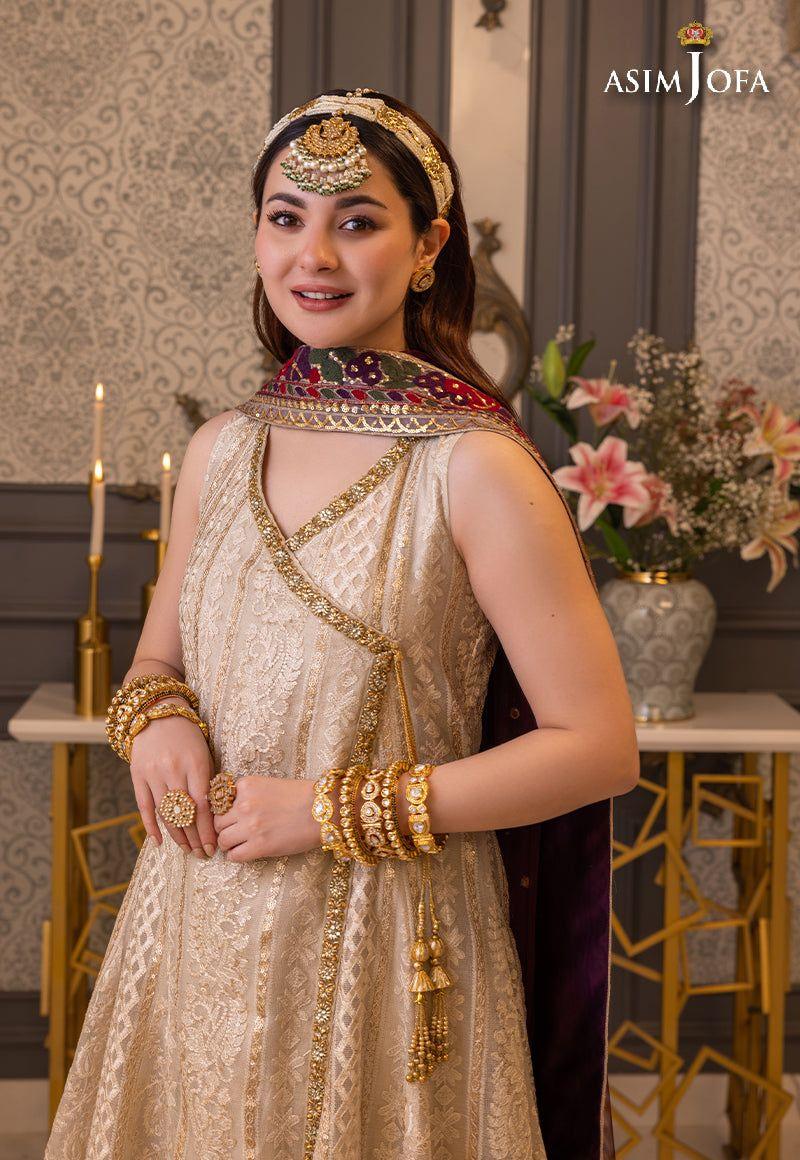 ASIM JOFA LUXUR PRET AJHJ-24 STITCHED - Aqsa Fabrics