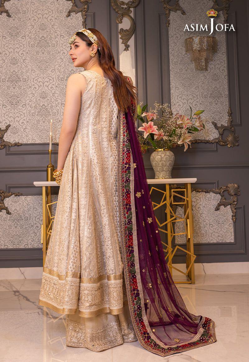 ASIM JOFA LUXUR PRET AJHJ-24 STITCHED - Aqsa Fabrics