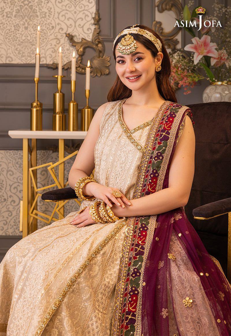 ASIM JOFA LUXUR PRET AJHJ-24 STITCHED - Aqsa Fabrics
