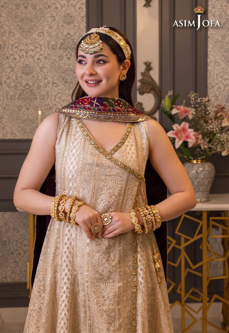 ASIM JOFA LUXUR PRET AJHJ-24 STITCHED - Aqsa Fabrics