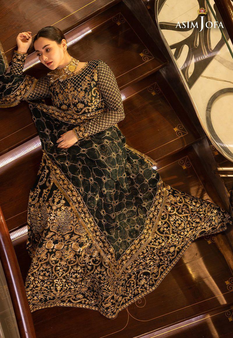 ASIM JOFA LUXUR PRET AJHJ-25 STITCHED - Aqsa Fabrics