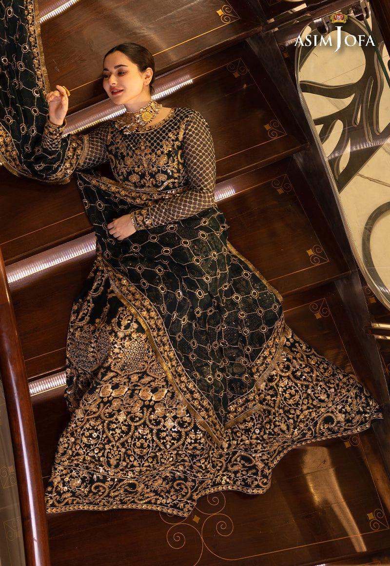 ASIM JOFA LUXUR PRET AJHJ-25 STITCHED - Aqsa Fabrics