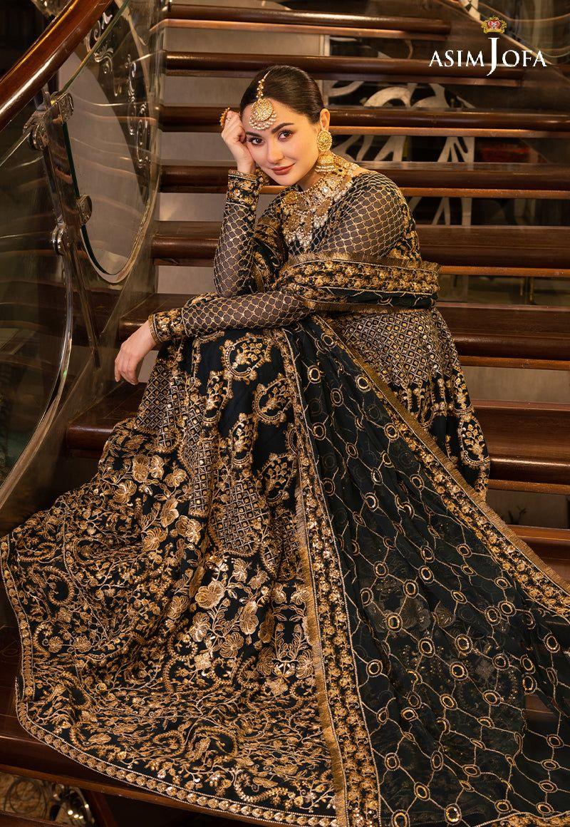 ASIM JOFA LUXUR PRET AJHJ-25 STITCHED - Aqsa Fabrics