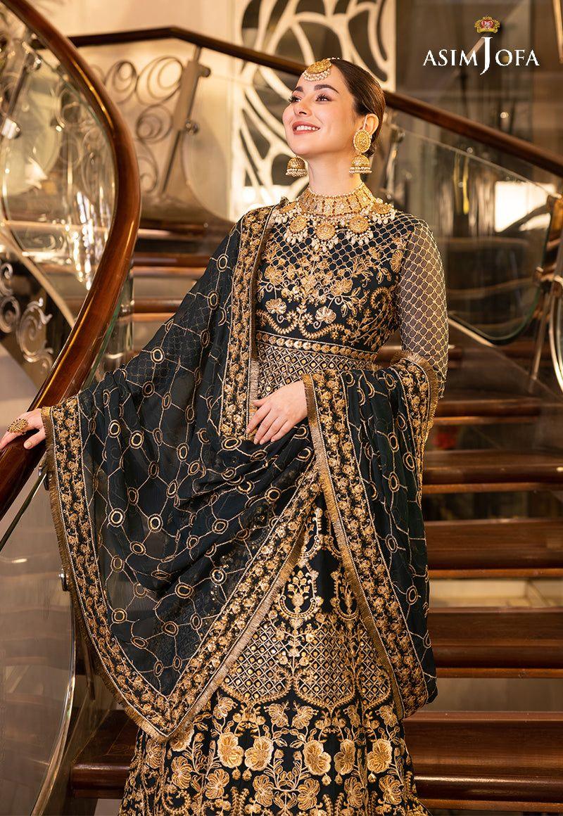 ASIM JOFA LUXUR PRET AJHJ-25 STITCHED - Aqsa Fabrics