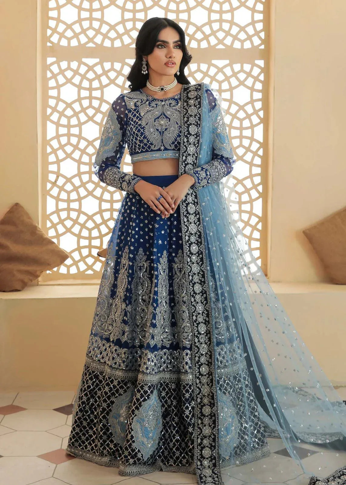 DASTOOR | Mor Pankh - Aqsa Fabrics