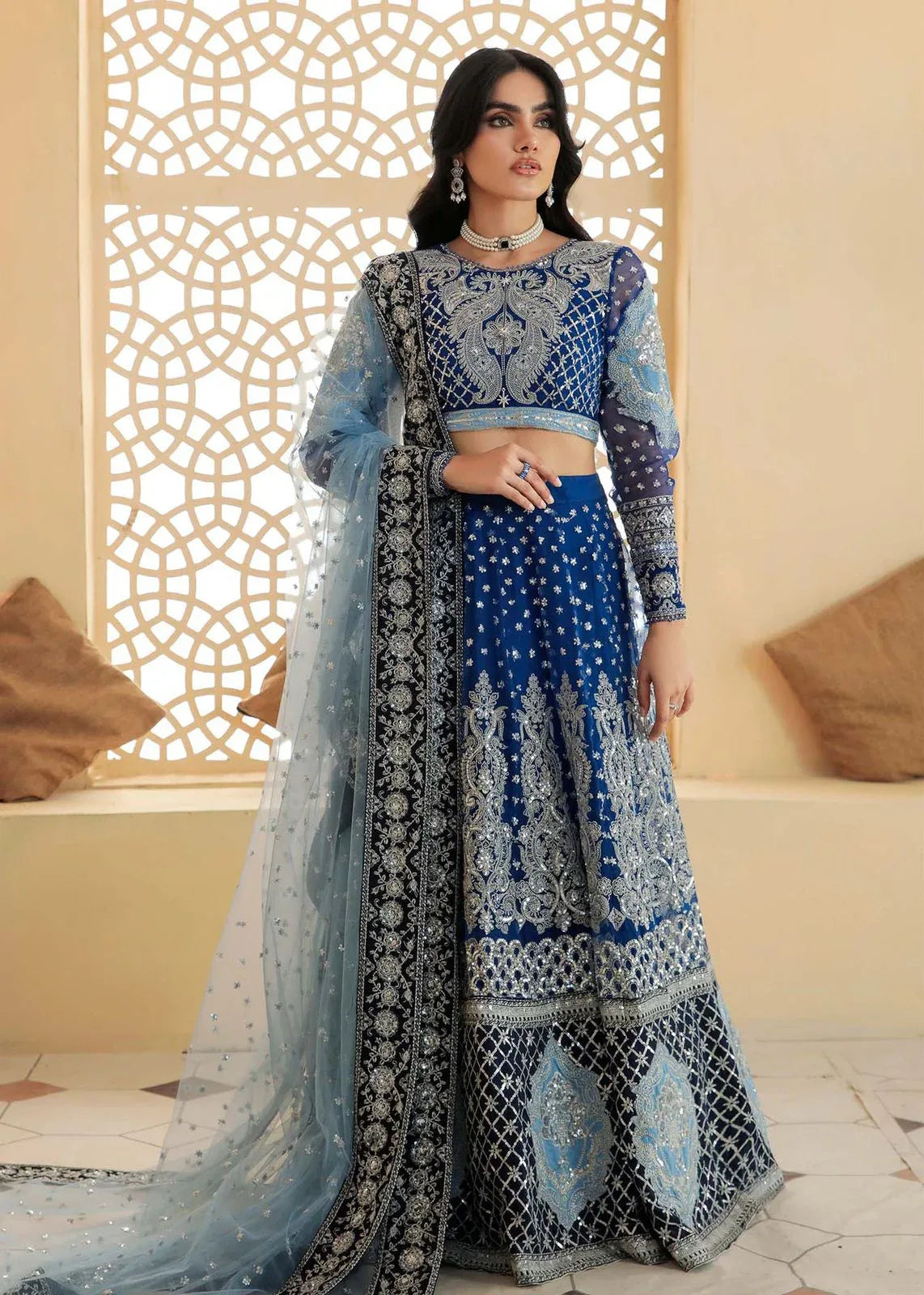DASTOOR | Mor Pankh - Aqsa Fabrics