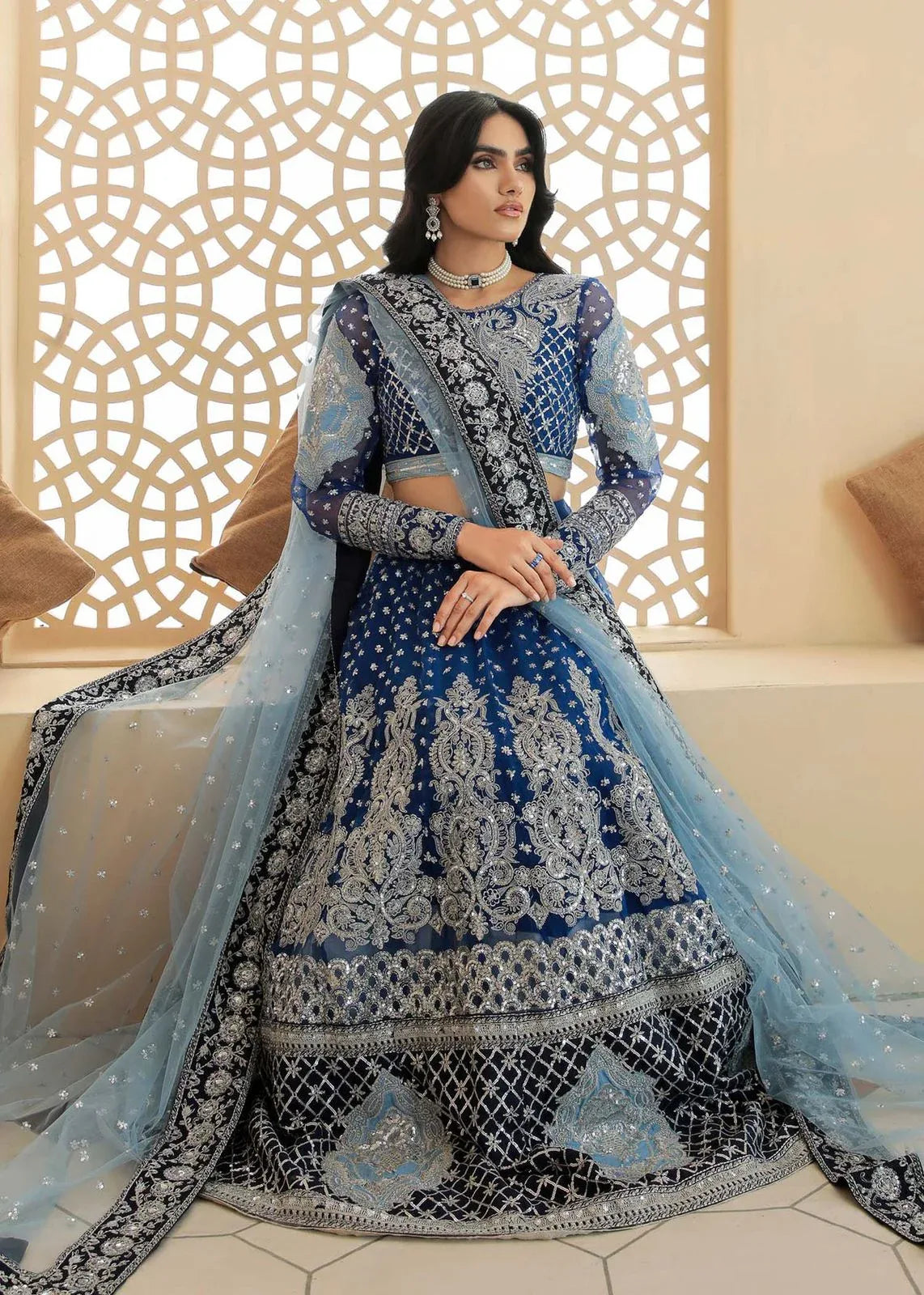 DASTOOR | Mor Pankh - Aqsa Fabrics