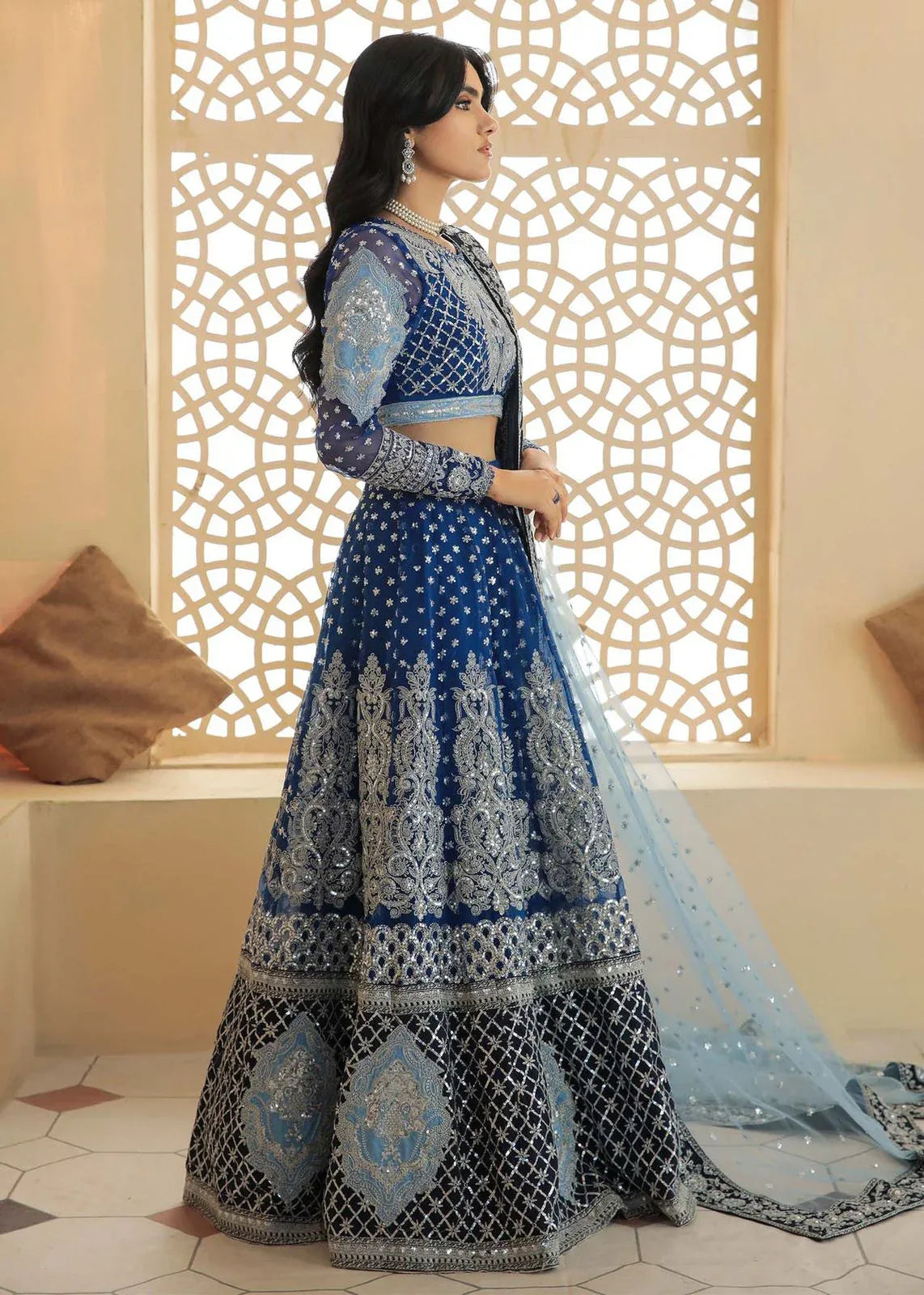DASTOOR | Mor Pankh - Aqsa Fabrics