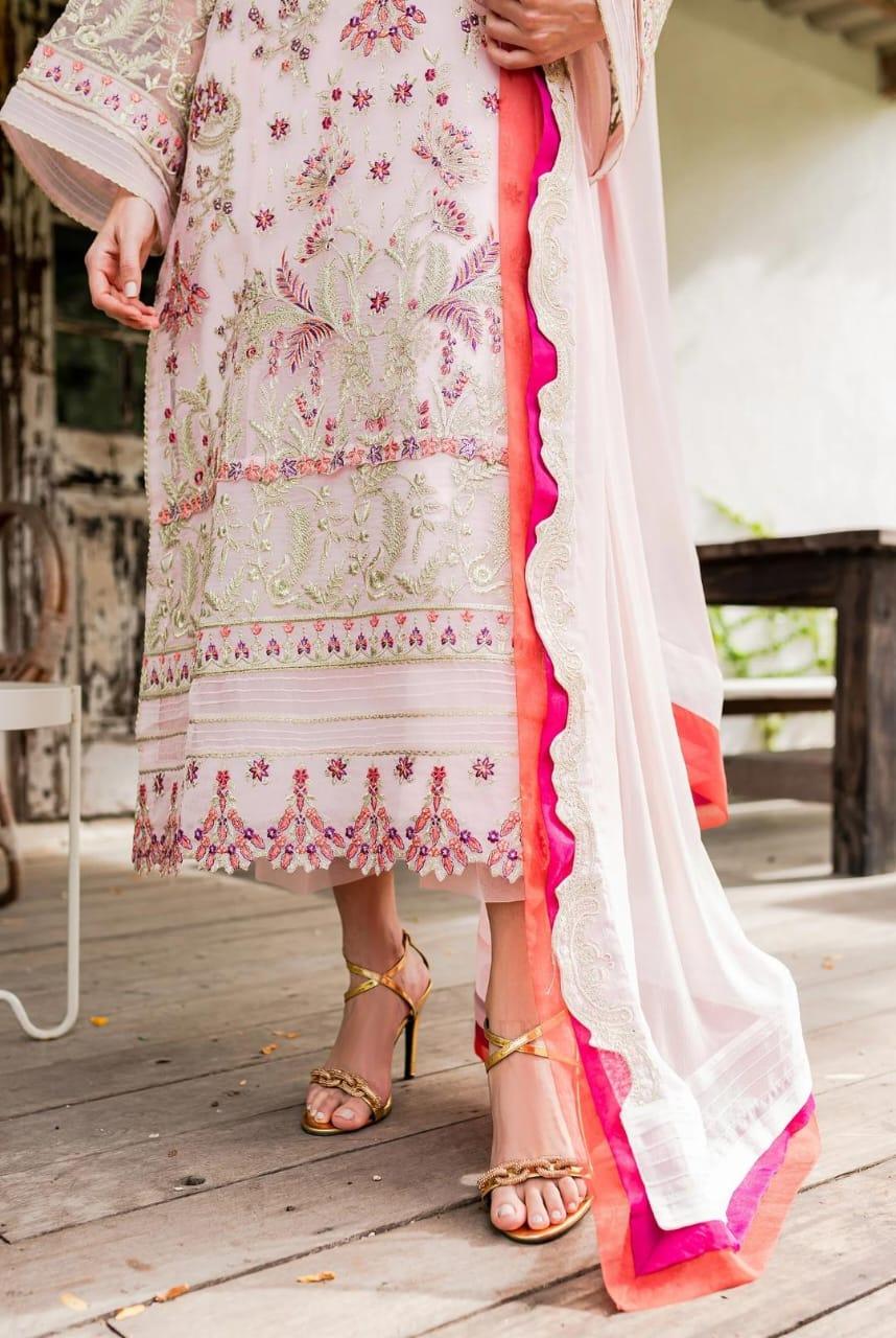 Maryum N Maria | Sorina Luxury Chiffon 23 | Potpurri (MW23-501) - Aqsa Fabrics