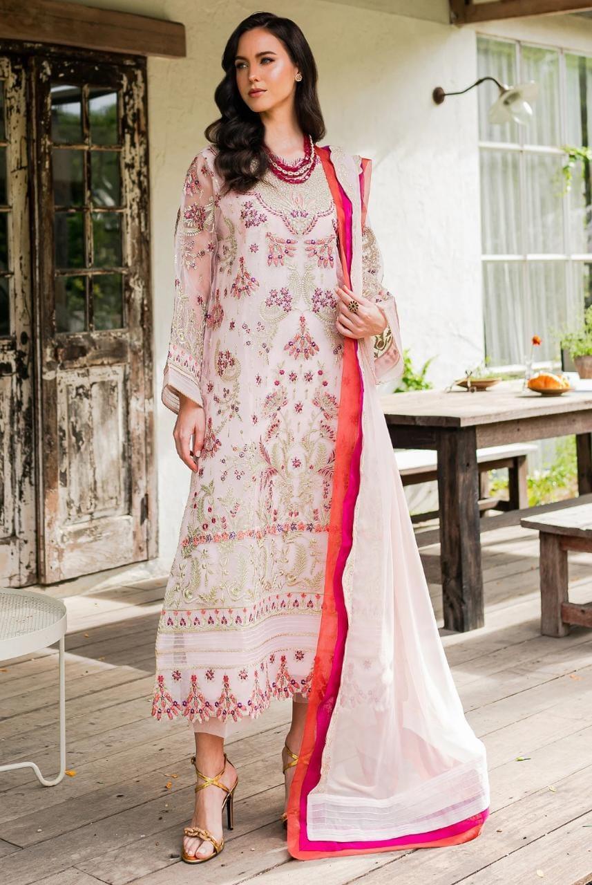 Maryum N Maria | Sorina Luxury Chiffon 23 | Potpurri (MW23-501) - Aqsa Fabrics