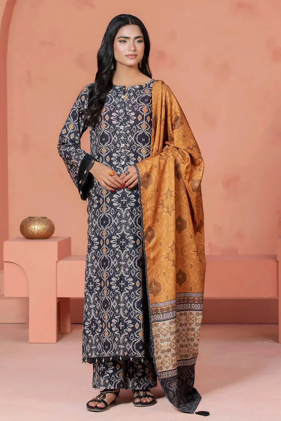Adans Libas | Khaddar 25 | SLUB 7753 - Aqsa Fabrics