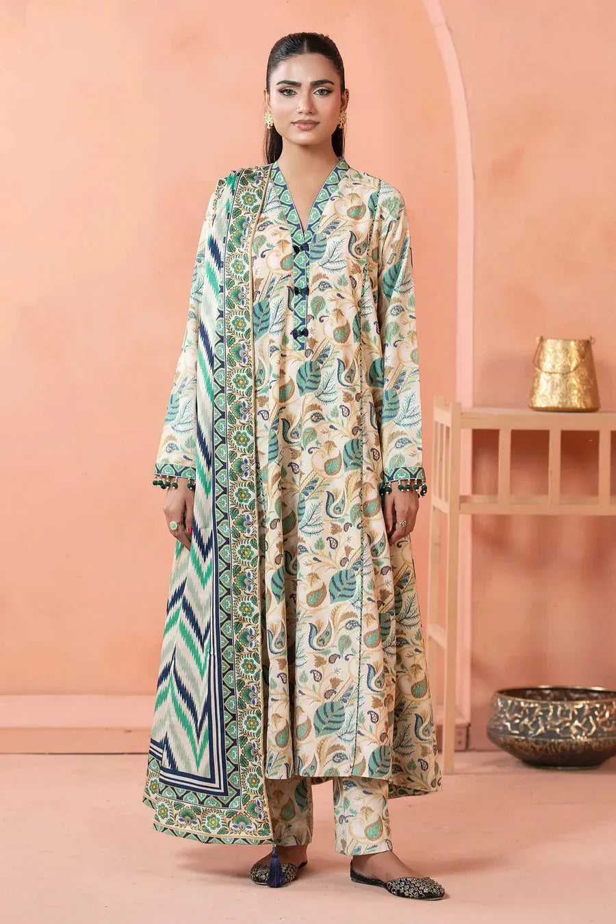 Adans Libas | Khaddar 25 | SLUB 7757 - Aqsa Fabrics
