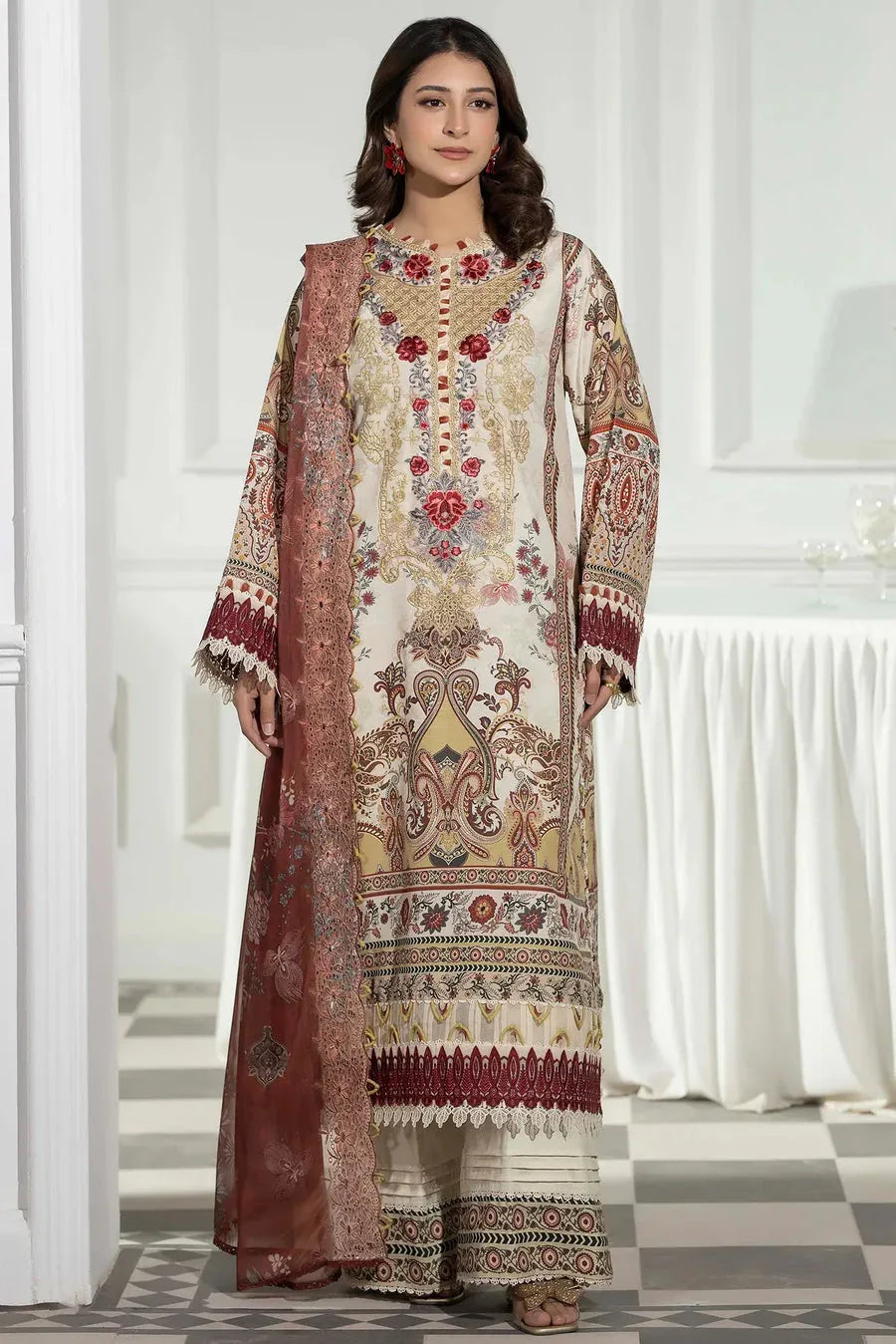 Adans Libas | Rukhsar Atelier | RUKHSAR 1530 - Aqsa Fabrics