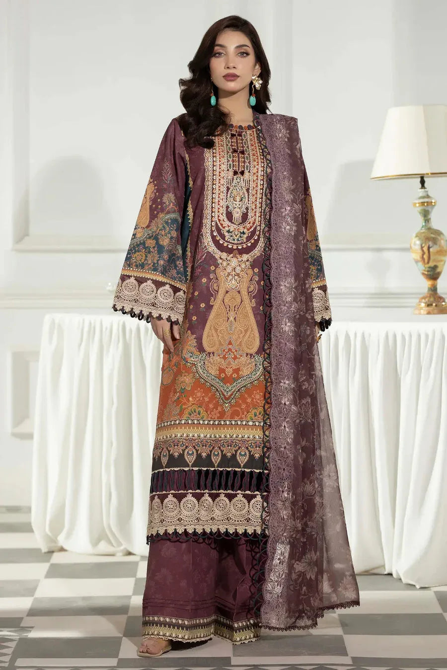 Adans Libas | Rukhsar Atelier | RUKHSAR 1534 - Aqsa Fabrics
