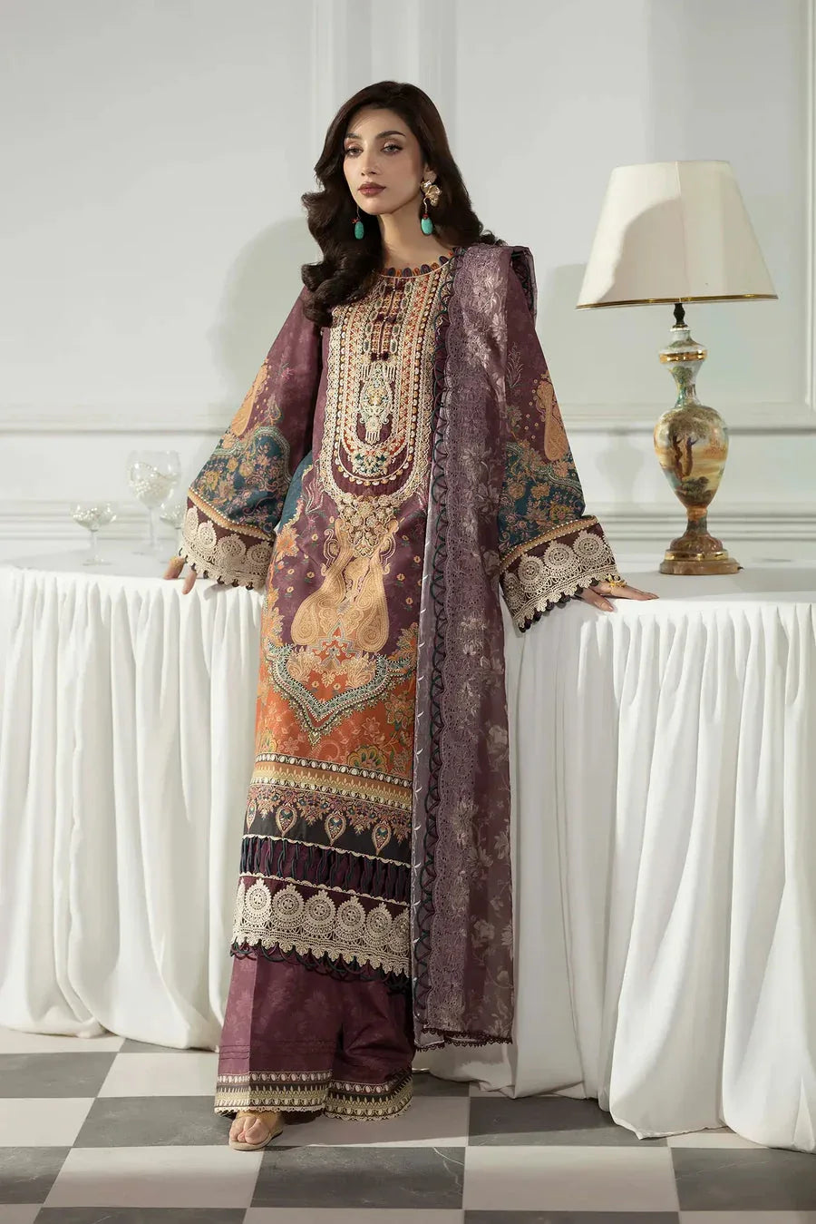 Adans Libas | Rukhsar Atelier | RUKHSAR 1534 - Aqsa Fabrics
