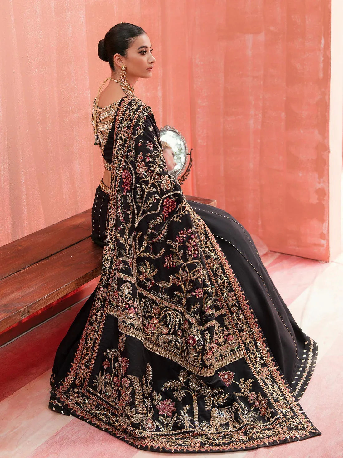 Gulaal | Wedding Formals | MAYAL GL-WS-22V1-32 (LEHNGA AND CHOLI) - Aqsa Fabrics