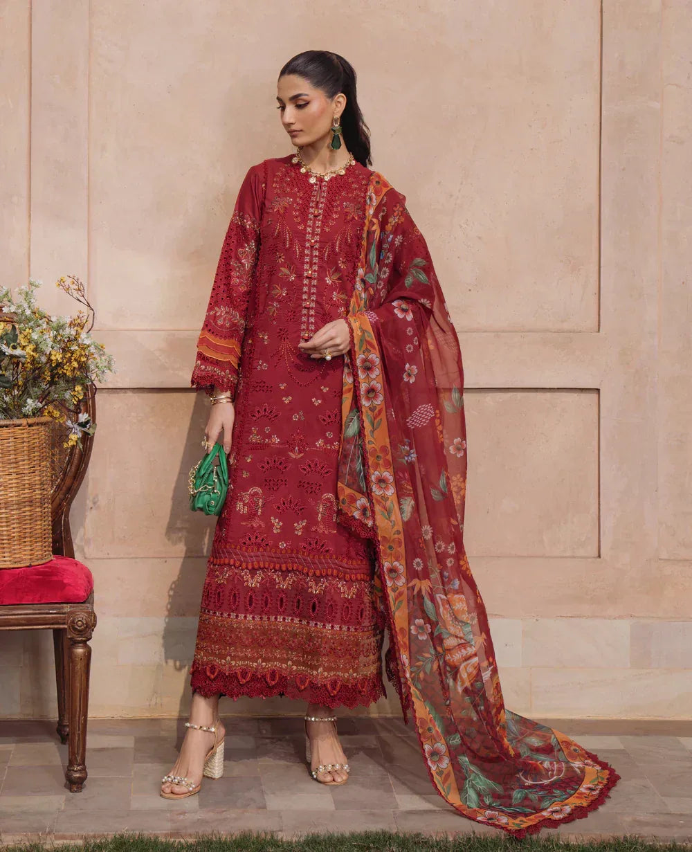Xenia Formals | Lawn Collection 24 | Zeba - Aqsa Fabrics
