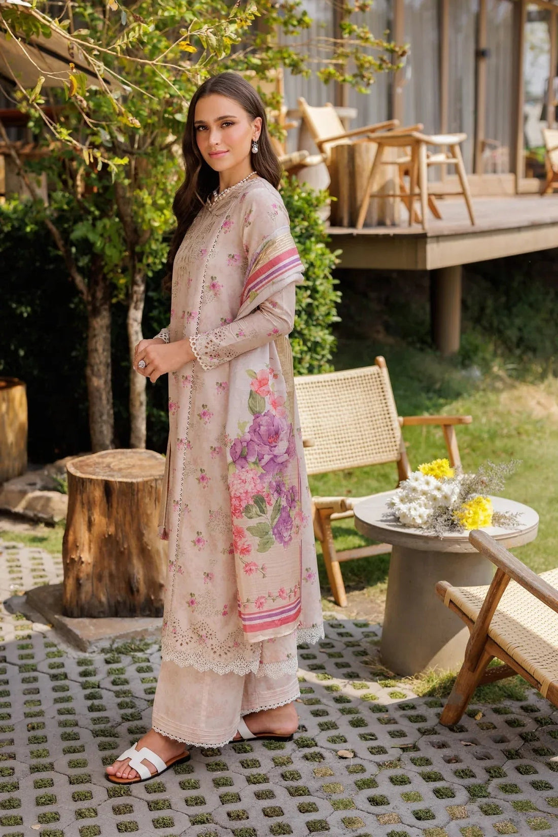 Xenia Formals | Luxury Lawn 25 | ANNAYA - Aqsa Fabrics