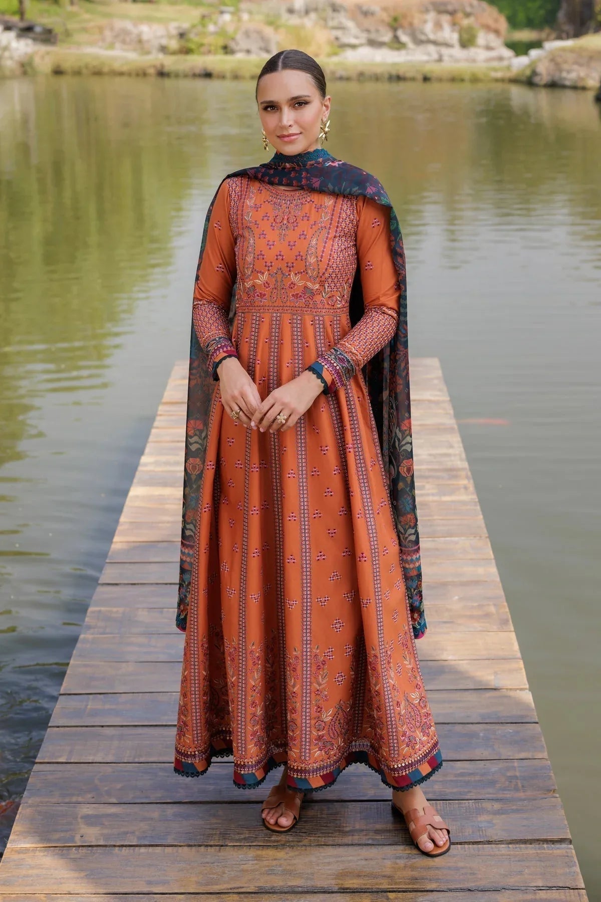 Xenia Formals | Luxury Lawn 25 | HANNAH - Aqsa Fabrics