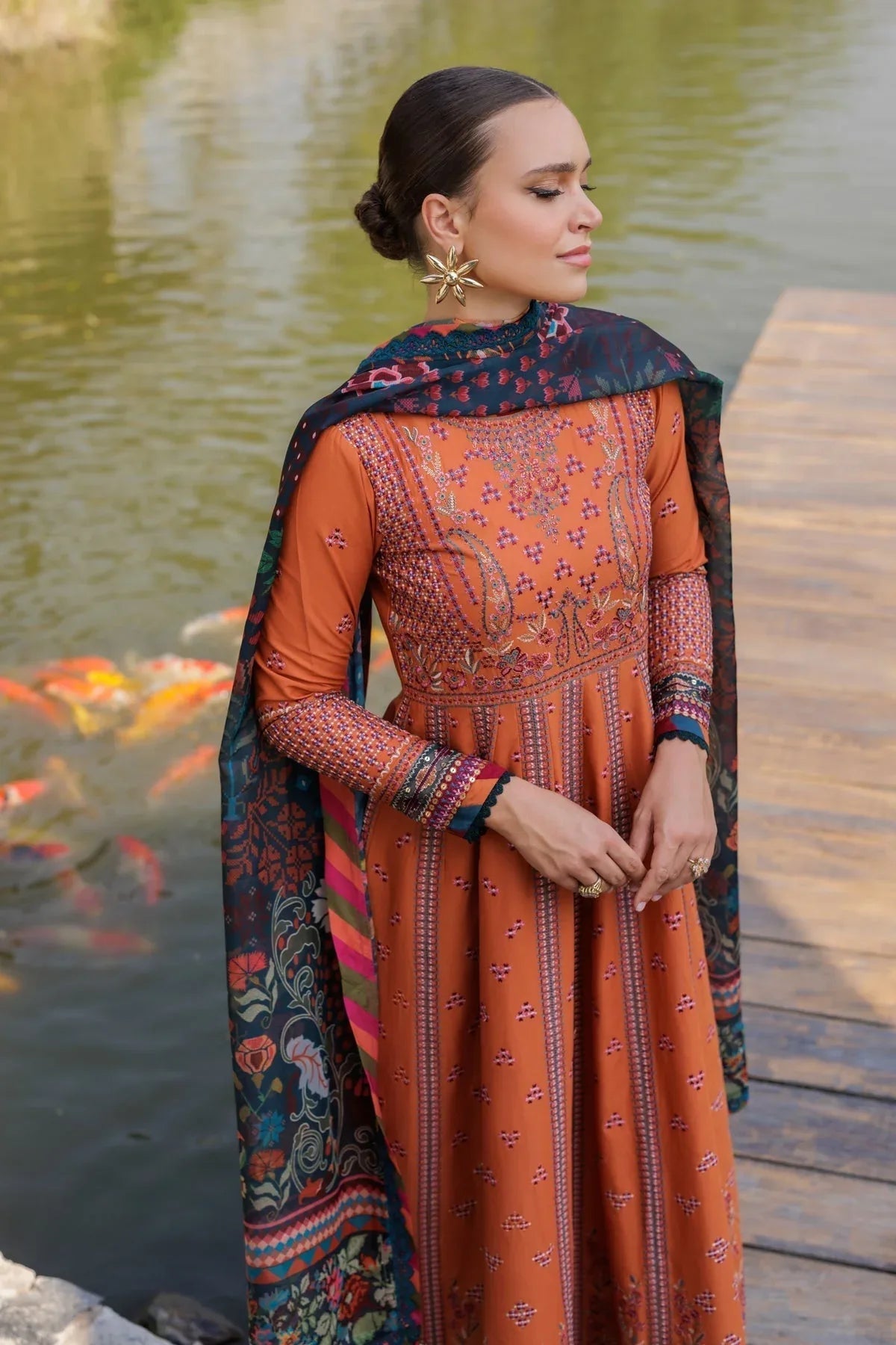 Xenia Formals | Luxury Lawn 25 | HANNAH - Aqsa Fabrics
