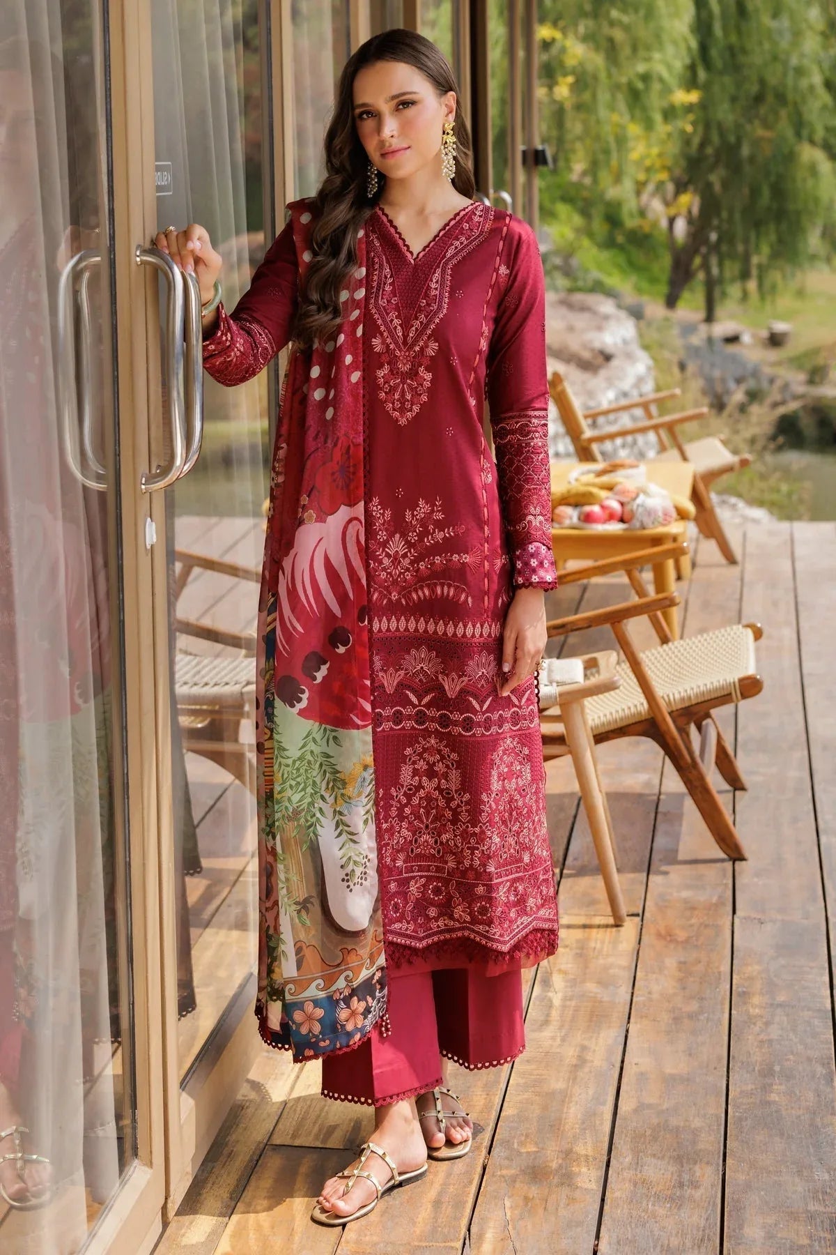 Xenia Formals | Luxury Lawn 25 | PAULA - Aqsa Fabrics