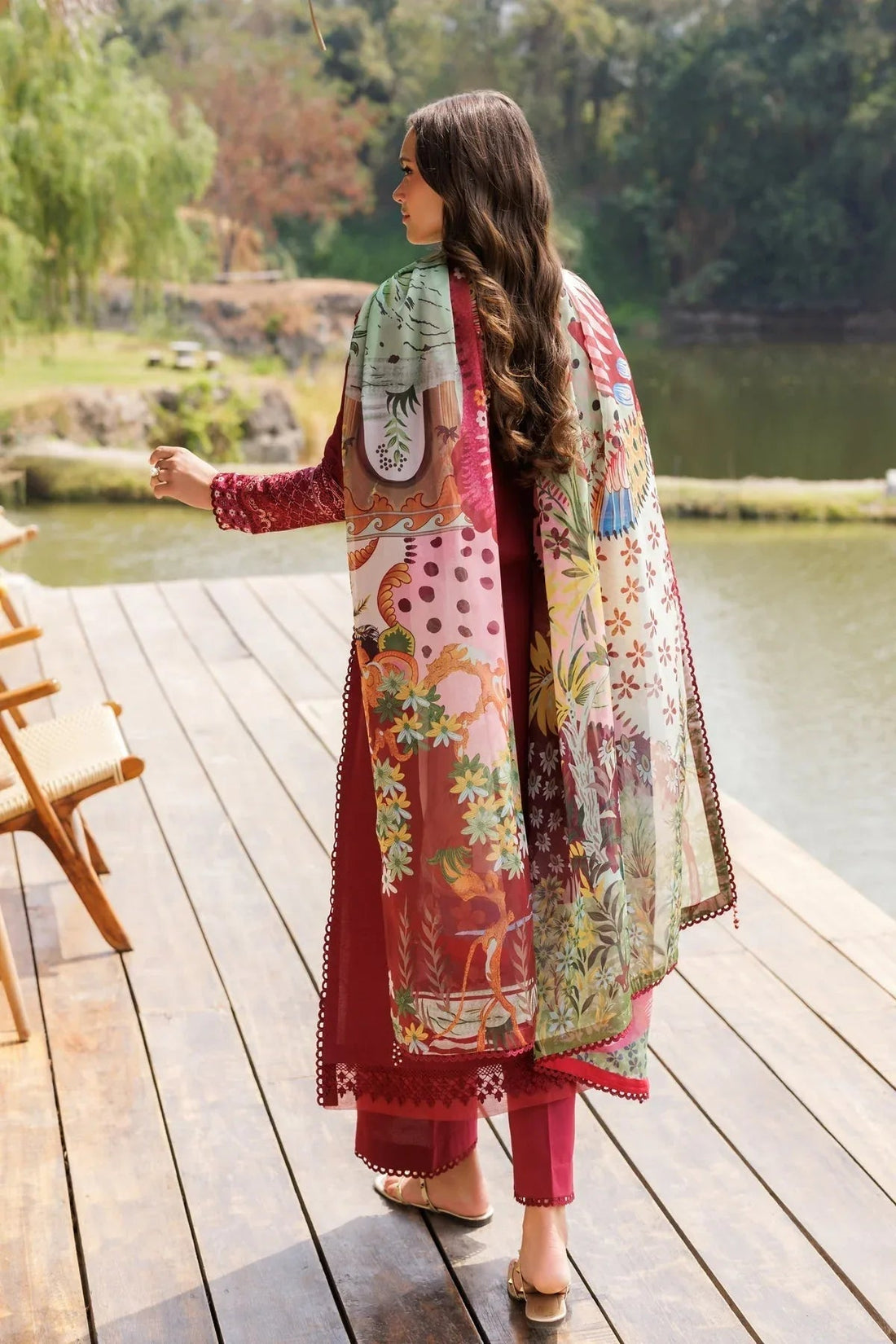 Xenia Formals | Luxury Lawn 25 | PAULA - Aqsa Fabrics