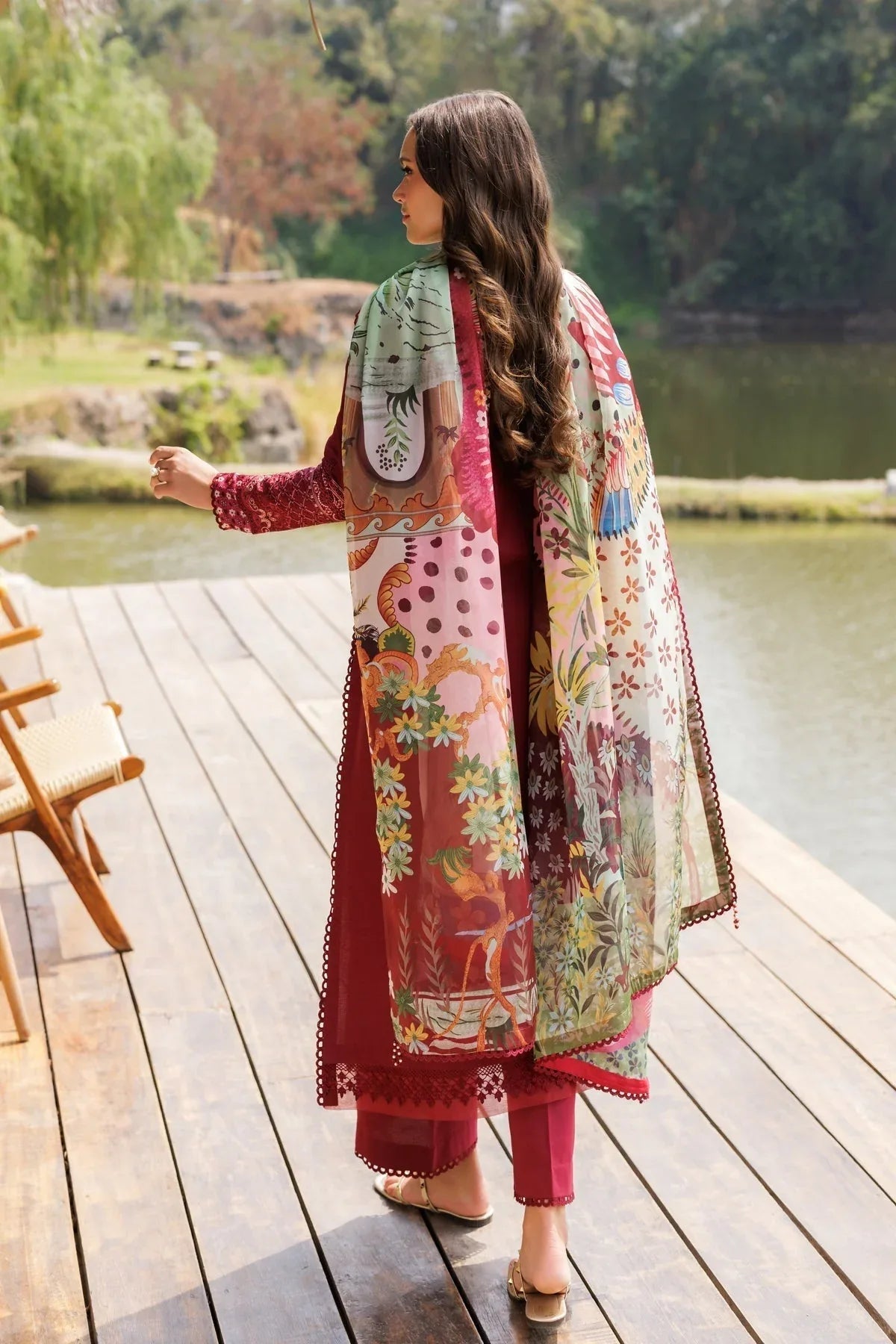 Xenia Formals | Luxury Lawn 25 | PAULA - Aqsa Fabrics