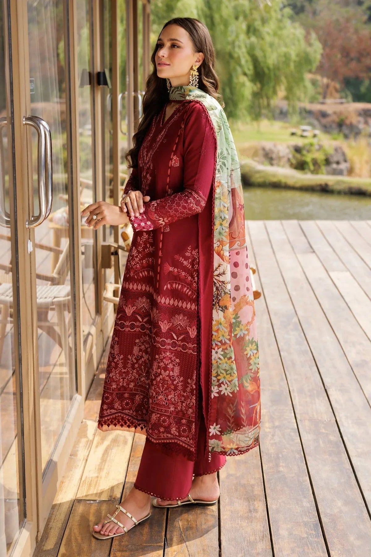 Xenia Formals | Luxury Lawn 25 | PAULA - Aqsa Fabrics
