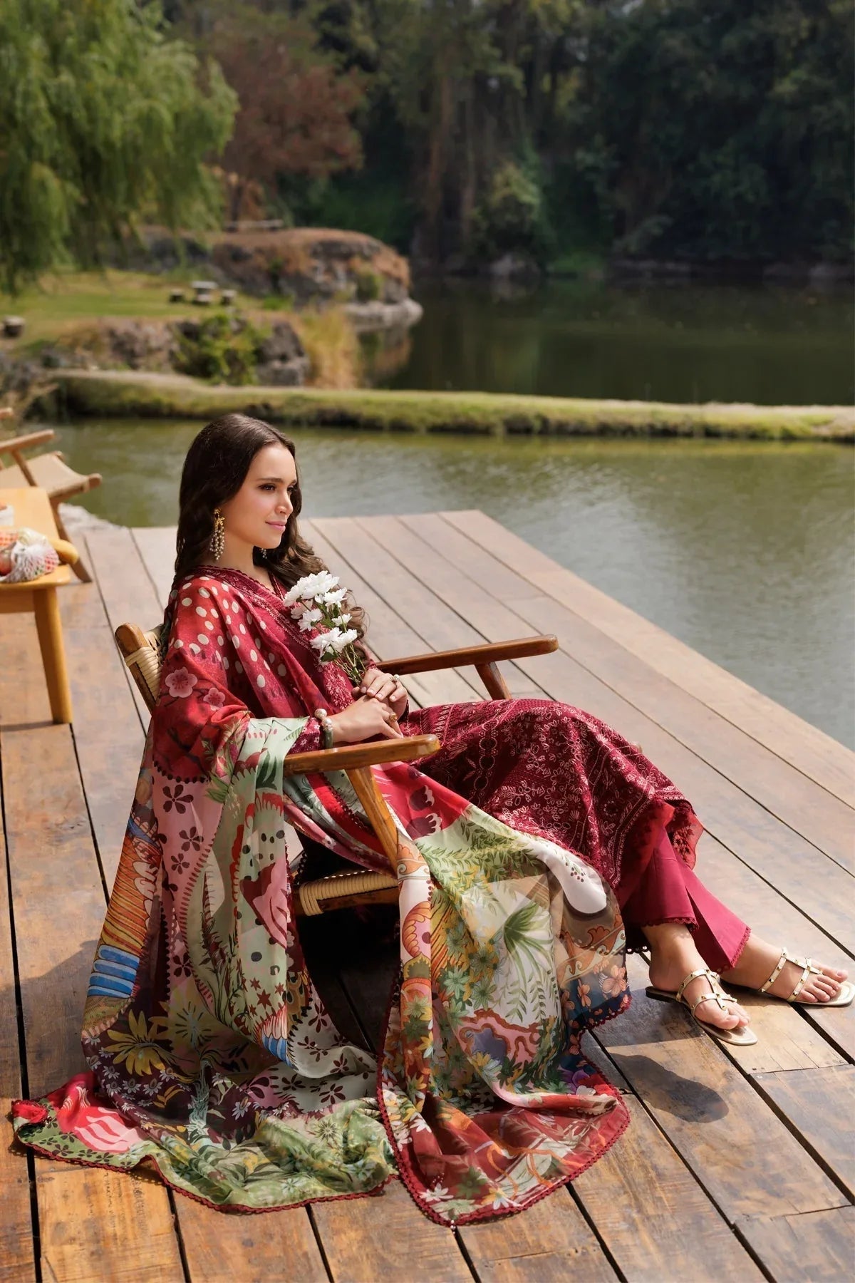 Xenia Formals | Luxury Lawn 25 | PAULA - Aqsa Fabrics