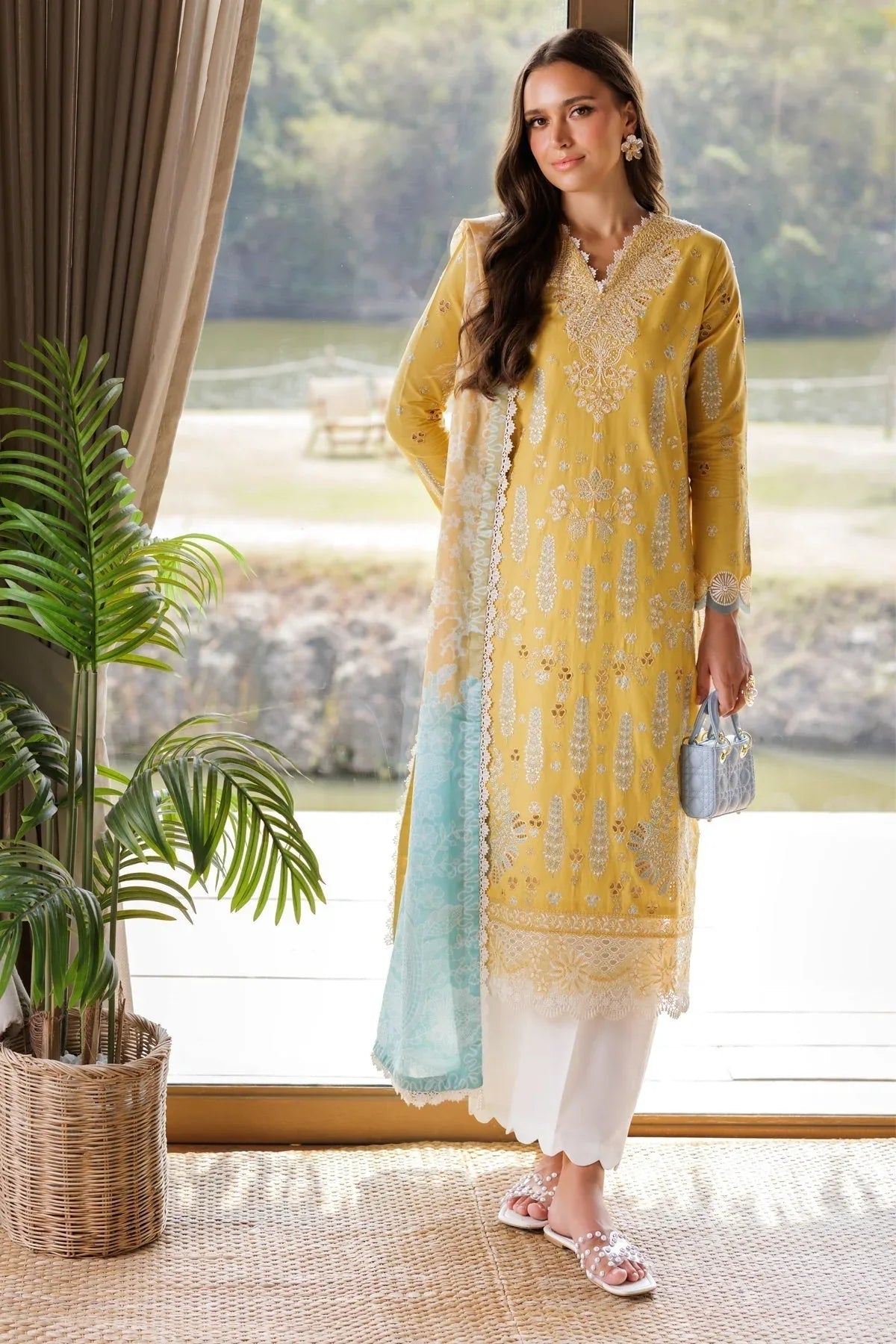 Xenia Formals | Luxury Lawn 25 | SINSEAD - Aqsa Fabrics