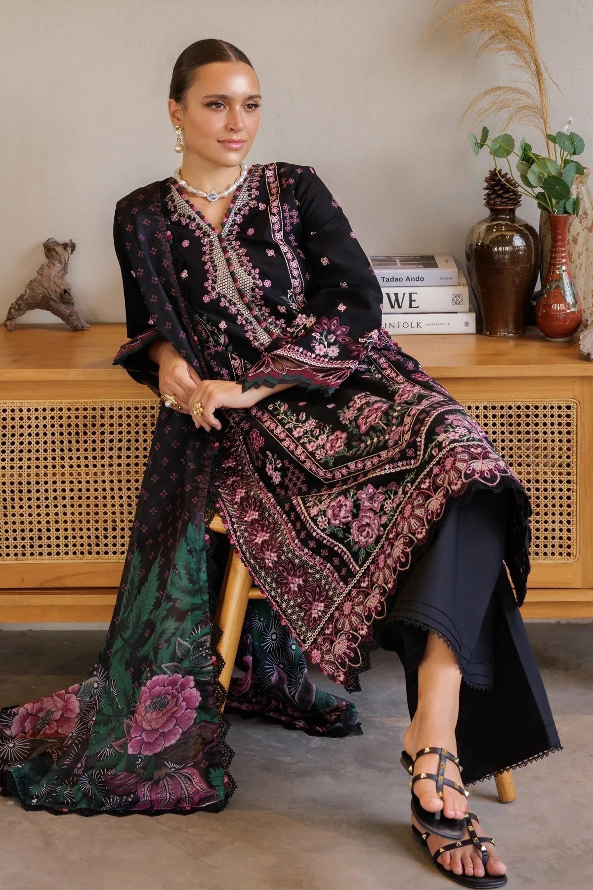 Xenia Formals | Luxury Lawn 25 | ZITA - Aqsa Fabrics