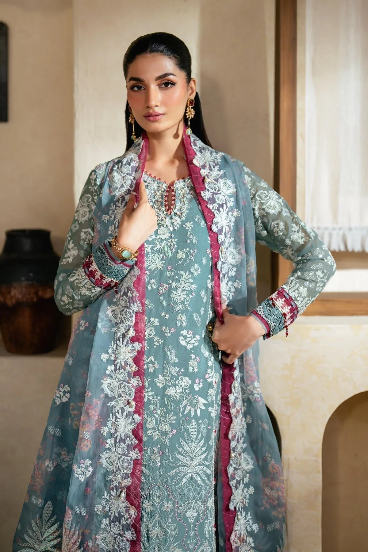 Xenia Formals | Niran Formals | ELYSIA - Aqsa Fabrics