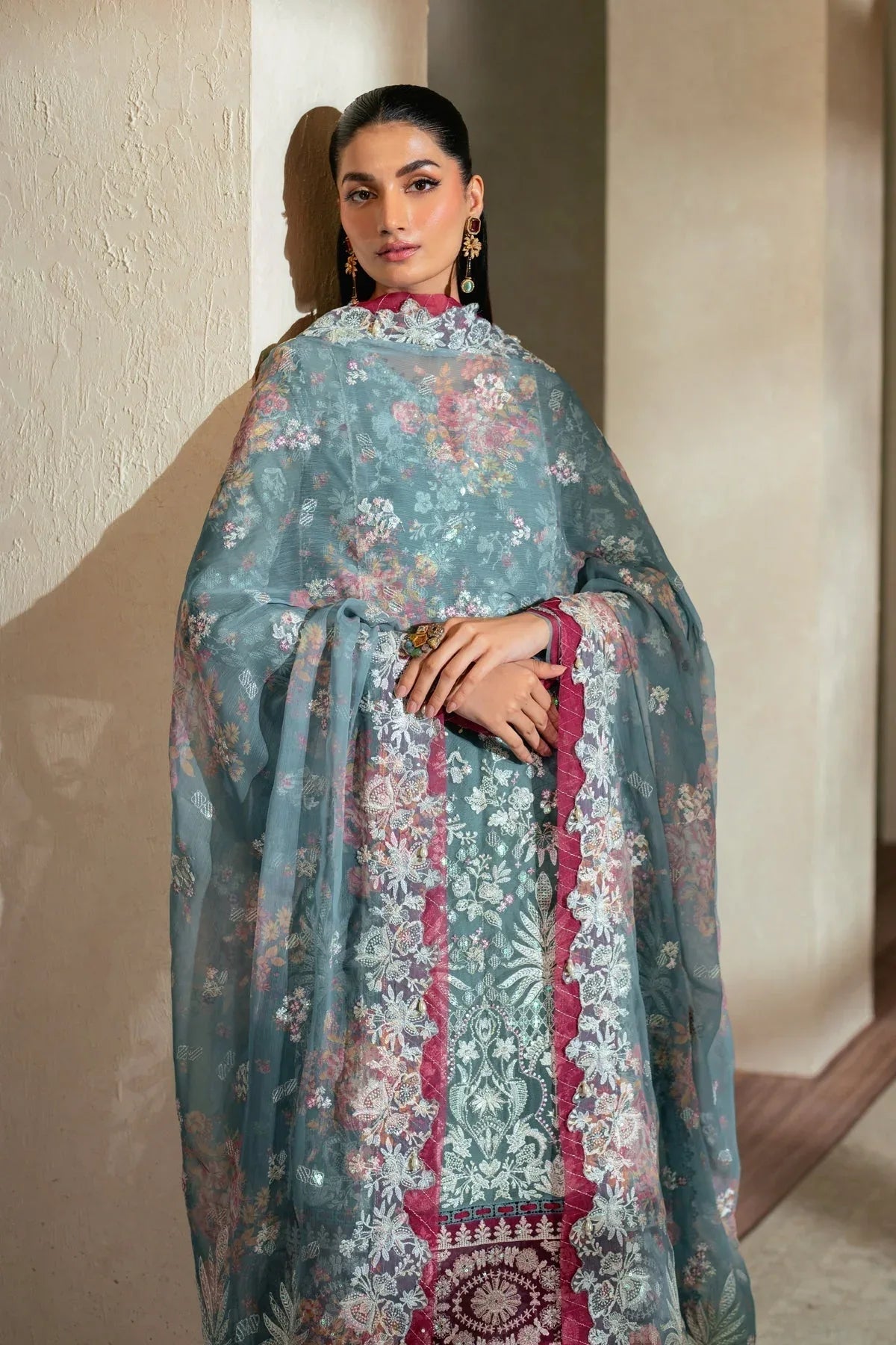 Xenia Formals | Niran Formals | ELYSIA - Aqsa Fabrics