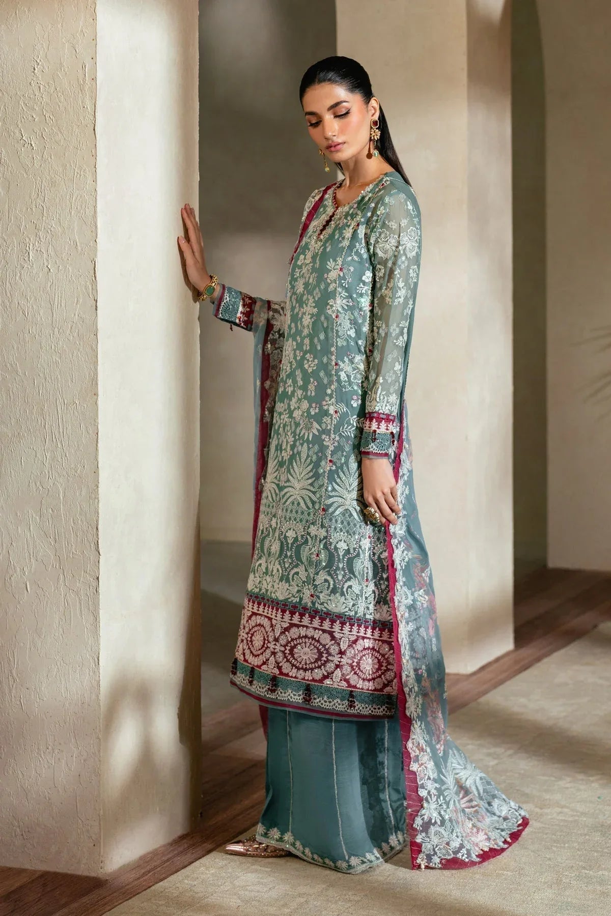 Xenia Formals | Niran Formals | ELYSIA - Aqsa Fabrics