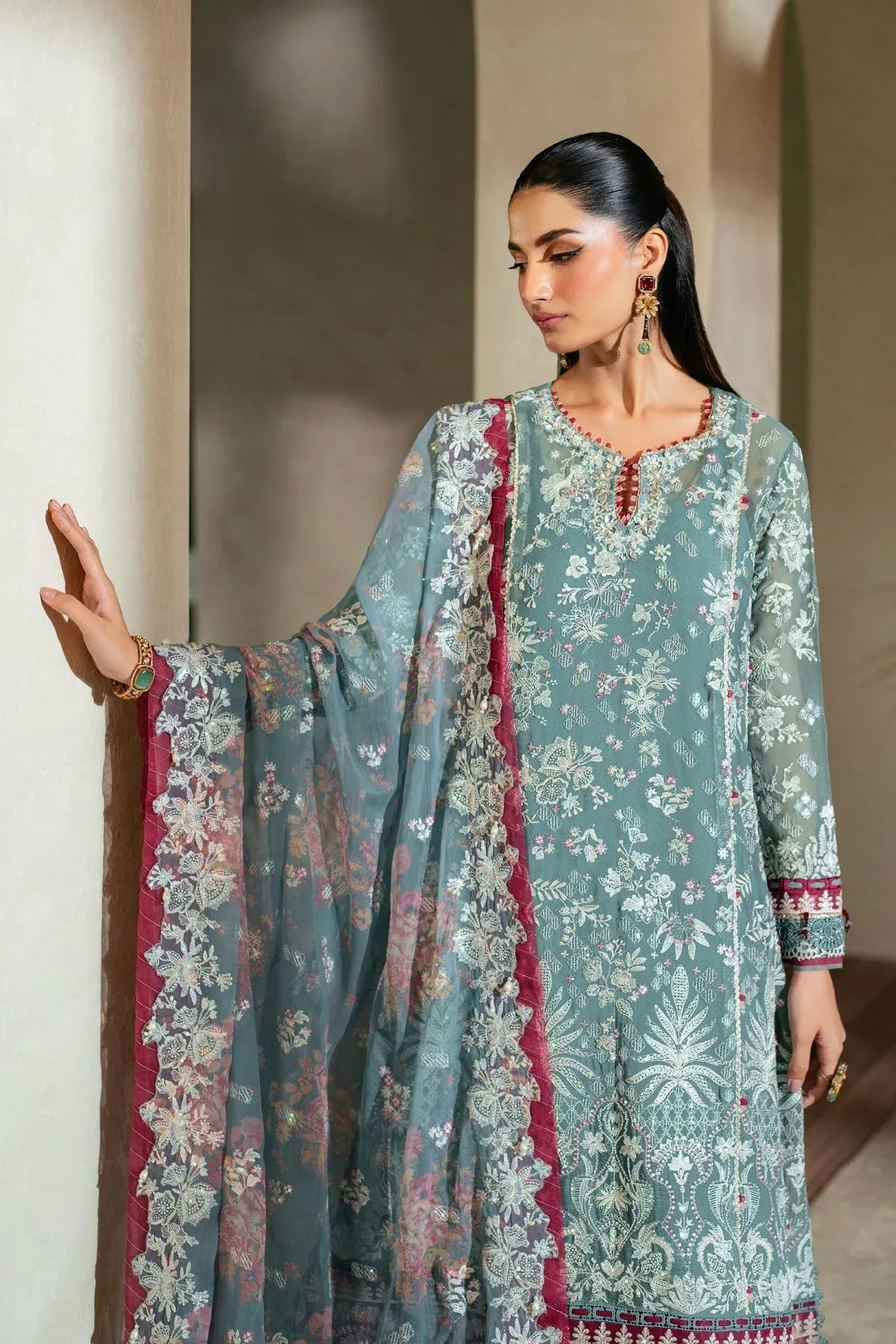 Xenia Formals | Niran Formals | ELYSIA - Aqsa Fabrics