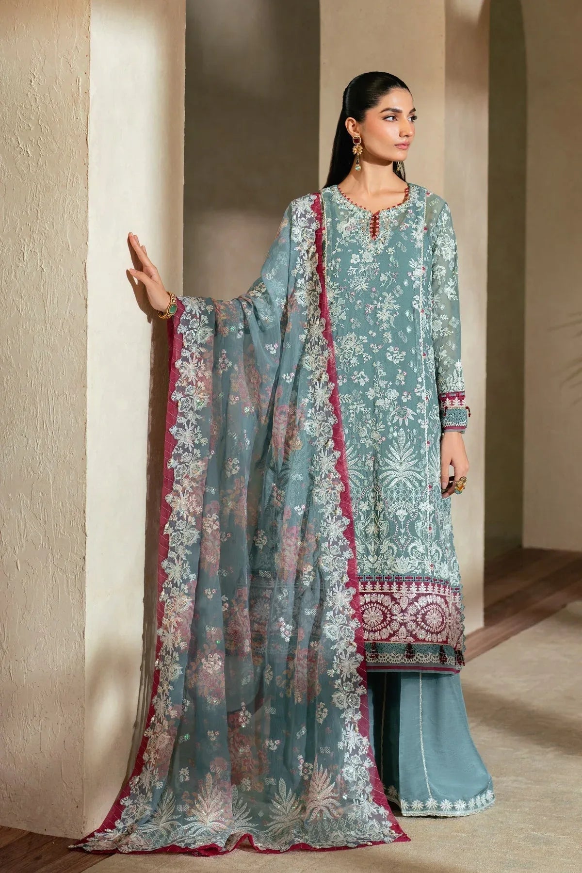 Xenia Formals | Niran Formals | ELYSIA - Aqsa Fabrics