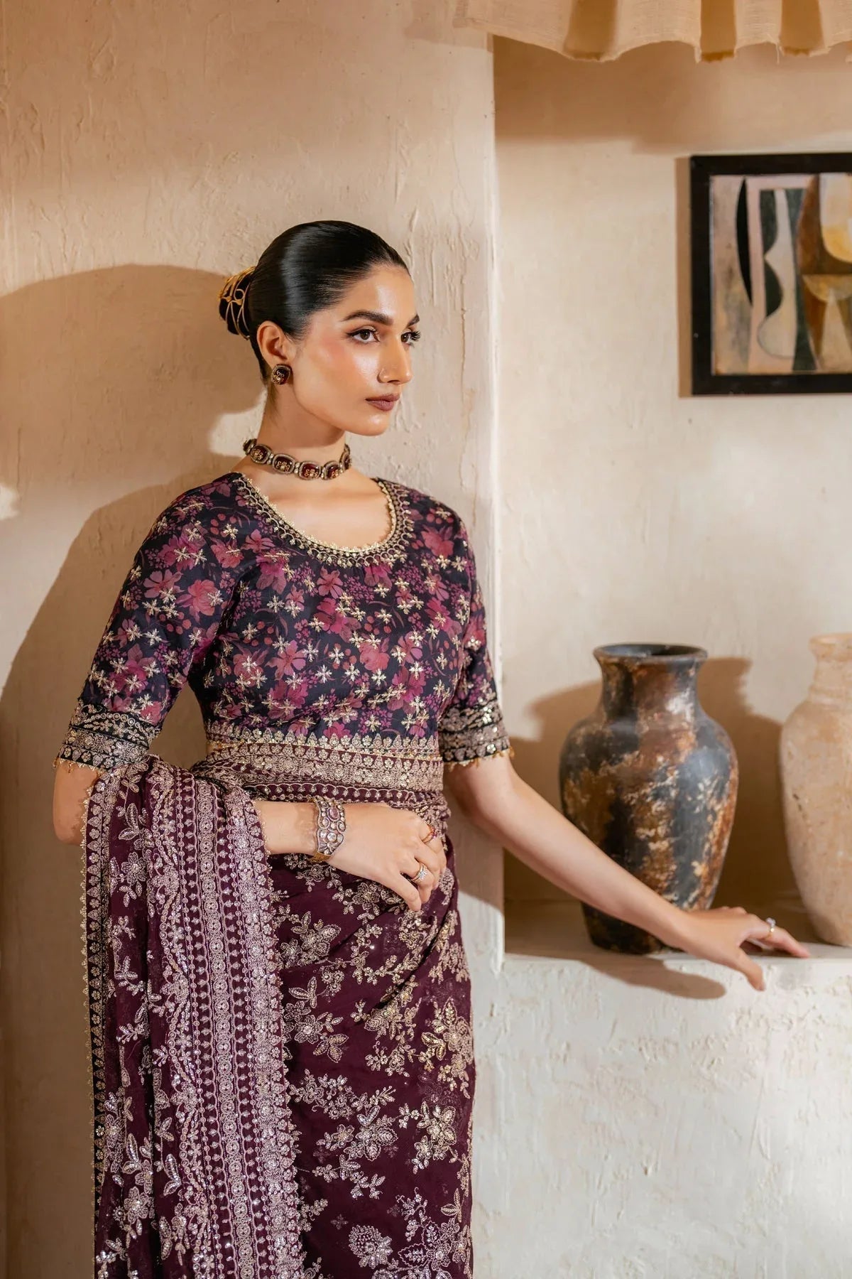 Xenia Formals | Niran Formals | LUNE - Aqsa Fabrics