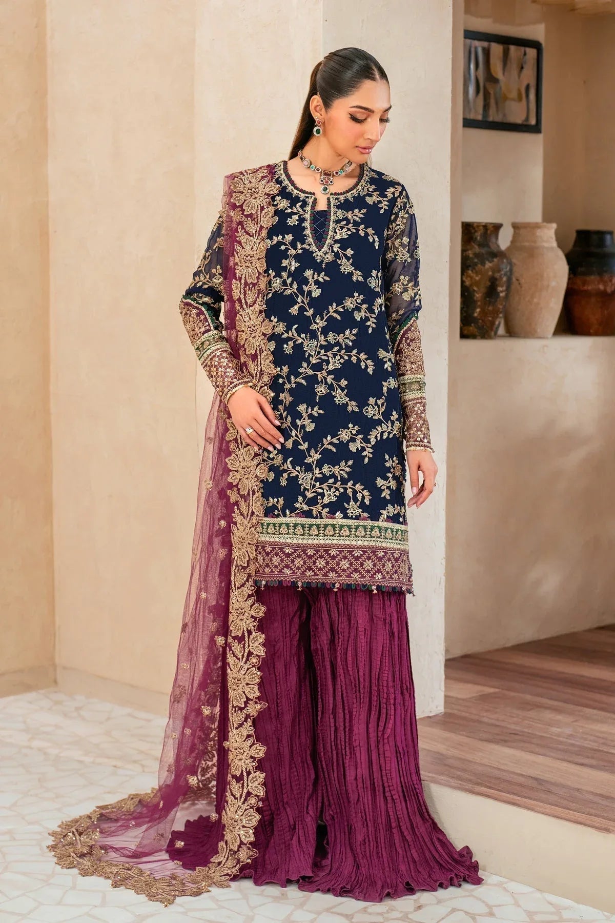 Xenia Formals | Niran Formals | SERAPHINA - Aqsa Fabrics