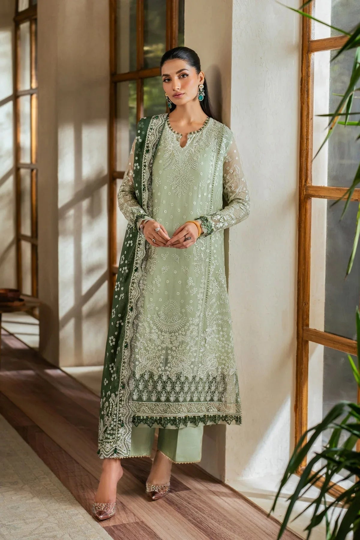 Xenia Formals | Niran Formals | VERDURA - Aqsa Fabrics