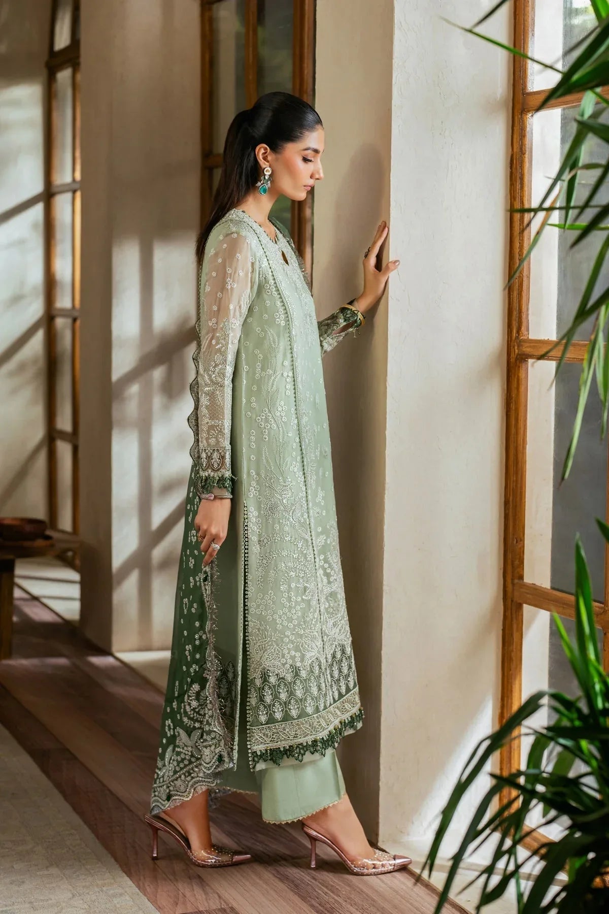 Xenia Formals | Niran Formals | VERDURA - Aqsa Fabrics