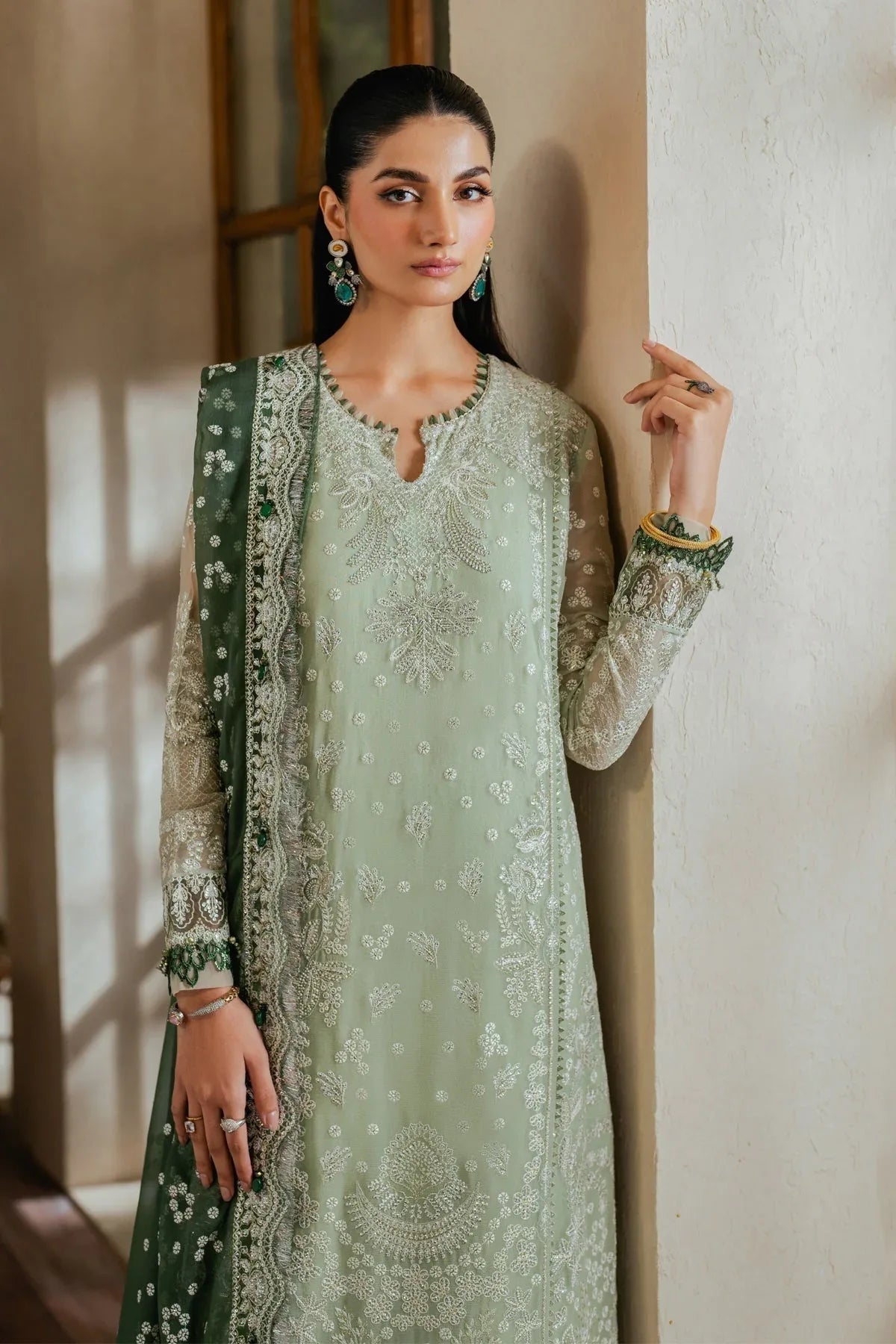 Xenia Formals | Niran Formals | VERDURA - Aqsa Fabrics