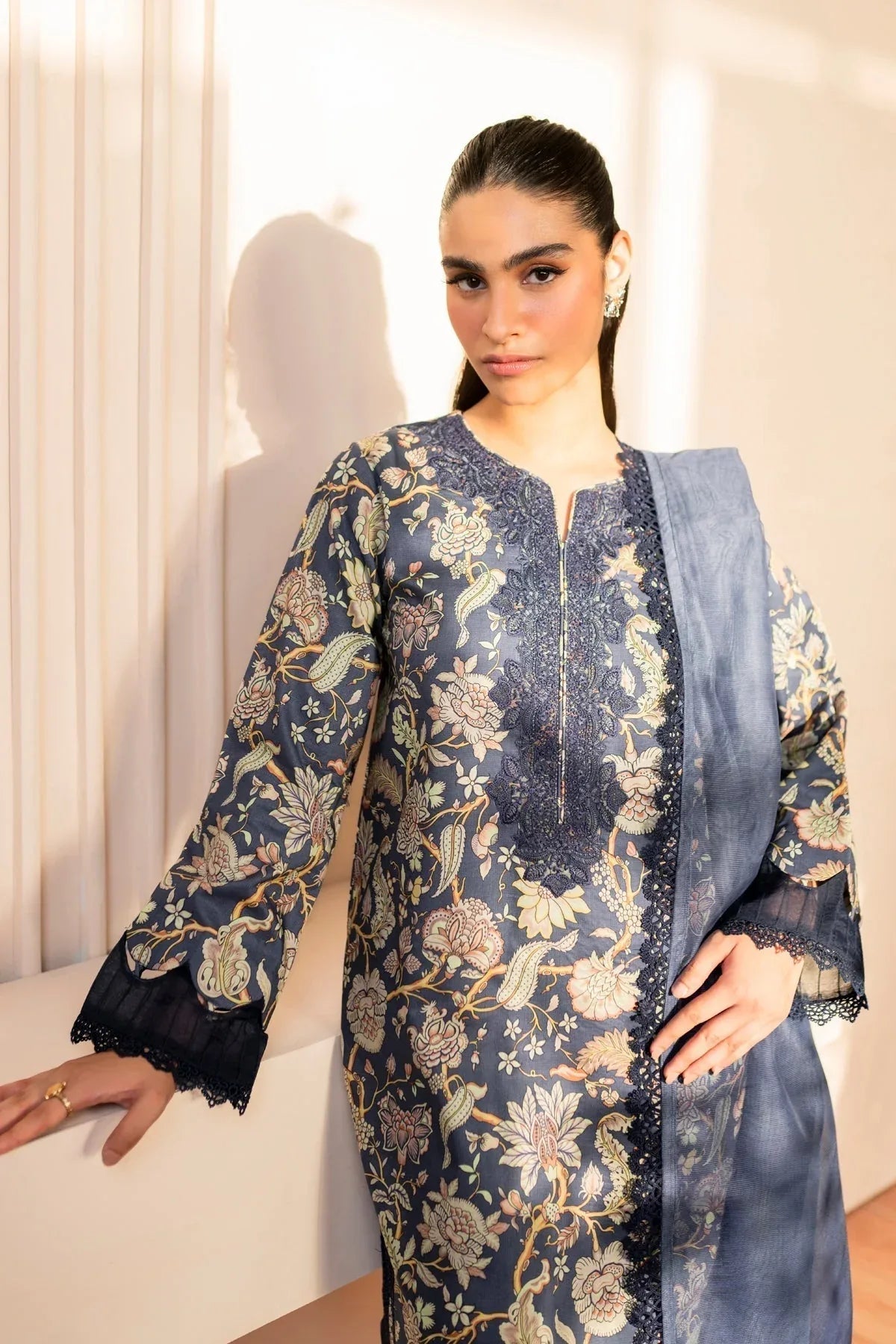 Xenia Formals | Printkari 25 | BIRCH - Aqsa Fabrics
