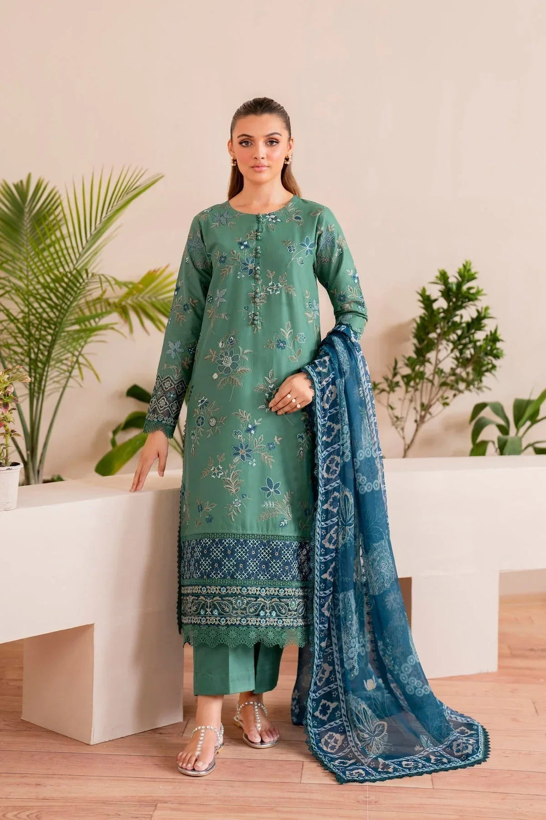Xenia Formals | Printkari 25 | LUNA - Aqsa Fabrics