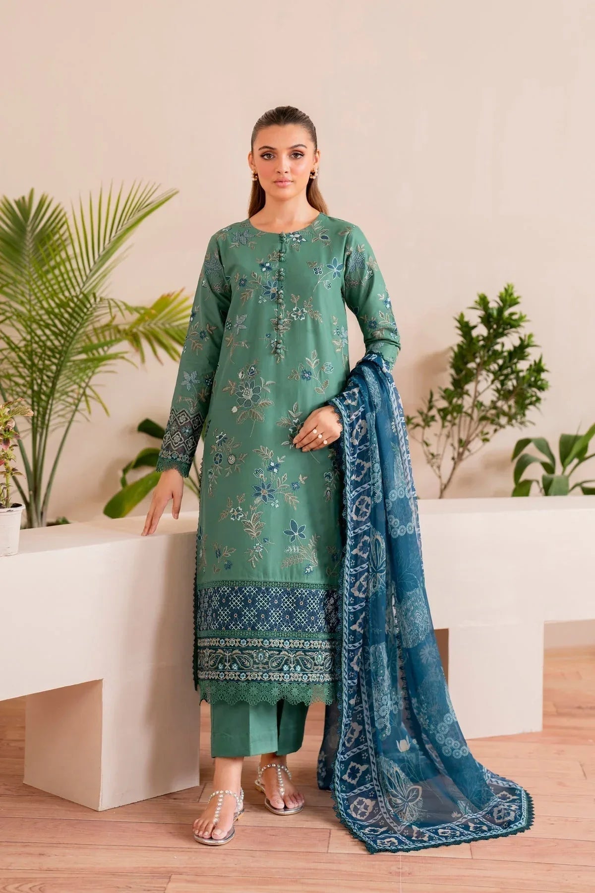Xenia Formals | Printkari 25 | LUNA - Aqsa Fabrics